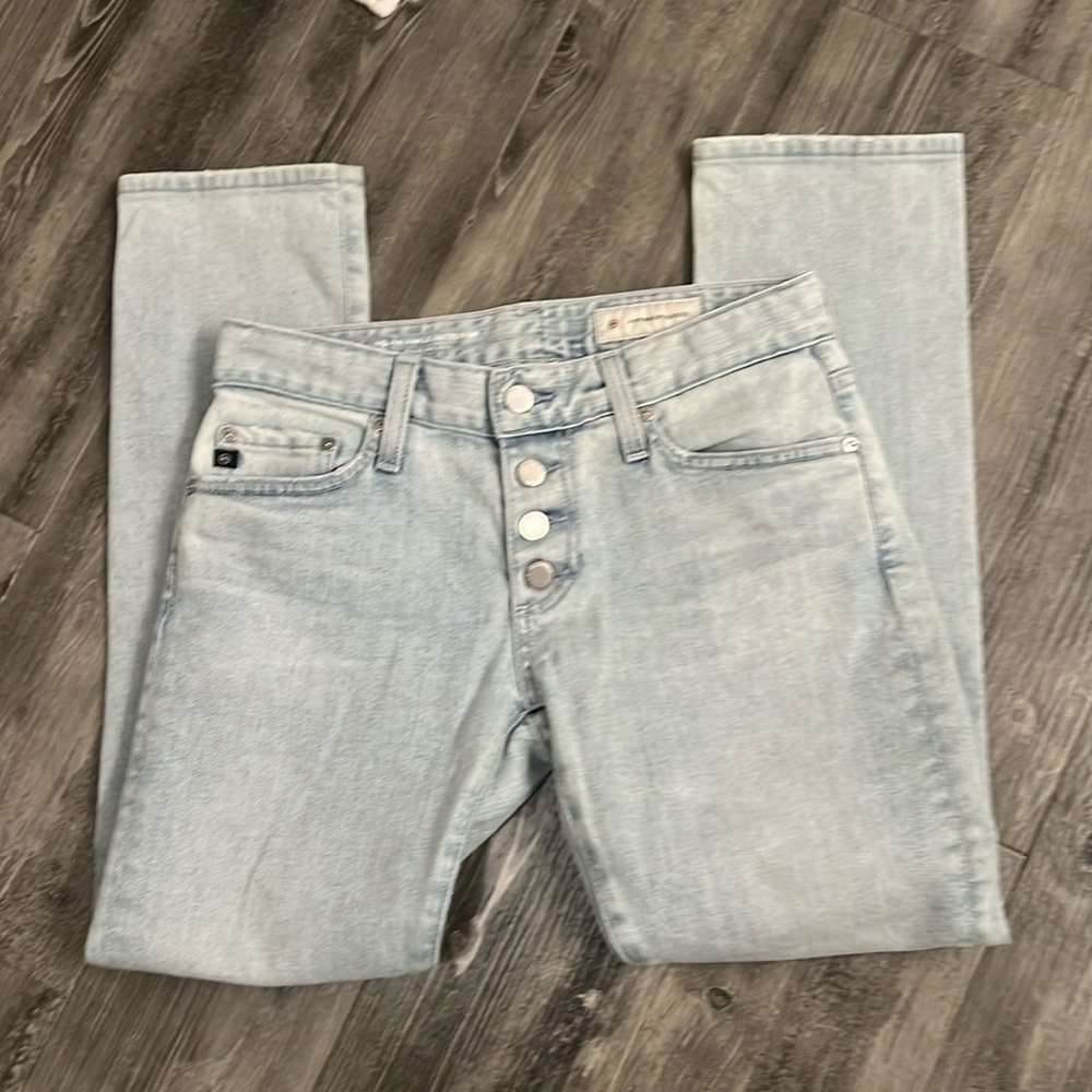 AG Nolan Ankle Button Up Jean